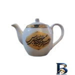 نمای بسته بندی قوری مدل تذهیب اصل برچسب و بسته بندی