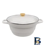 نمای بسته بندی قابلمه بخارپز KF27 با طراحی زیبا و کارآمد برچسب و بسته بندی
