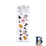 نمای بسته بندی بطری شیر مانیا کد ۰۰۵۴ اصل برچسب و بسته بندی