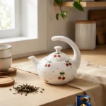 نمای بسته بندی قوری ارکیده مدل کد 11213xalb گنجایش 750 میلی لیتر برچسب و بسته بندی
