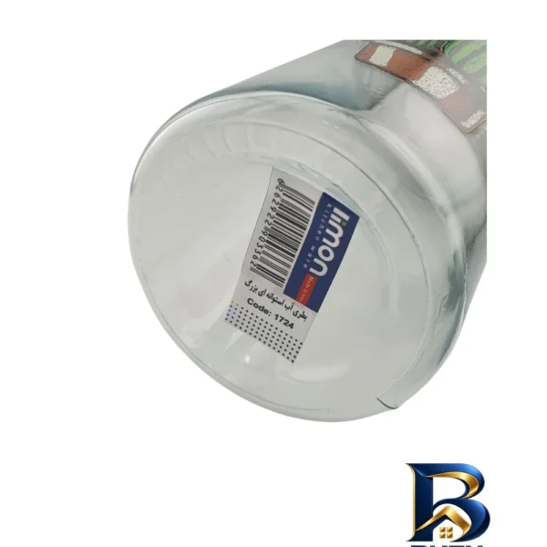 نمای بسته بندی بطری لیمون مدل استوانه ای طرح کاکتوس کد 1724 گنجایش 820 میلی لیتر برچسب و بسته بندی