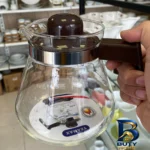 نمای بسته بندی قوری تیمکس مدل کراون با طراحی زیبا برچسب و بسته بندی