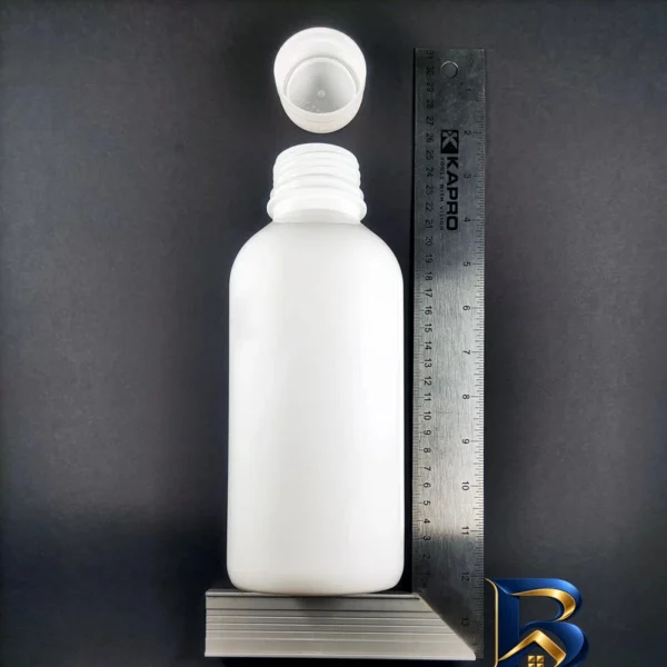 نمای بسته بندی بطری مدل PET-۴۵ مجموعه ۴ عددی گنجایش ۱ لیتر اصل برچسب و بسته بندی