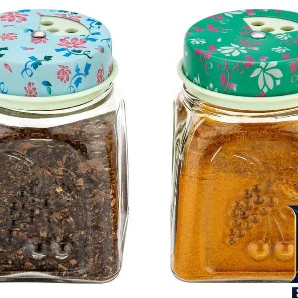 نمای بسته بندی جا ادویه ای نیلوفر مدل بهار نارنج با طراحی زیبا برچسب و بسته بندی