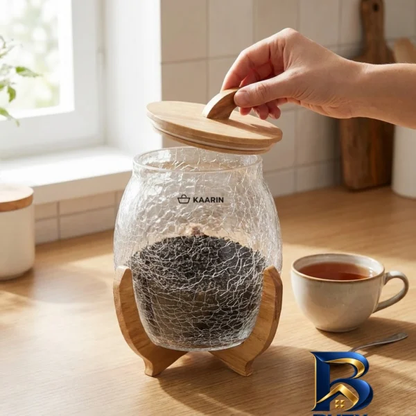 نمای بسته بندی جا ادویه کارین مدل هلما با طراحی زیبا برچسب و بسته بندی
