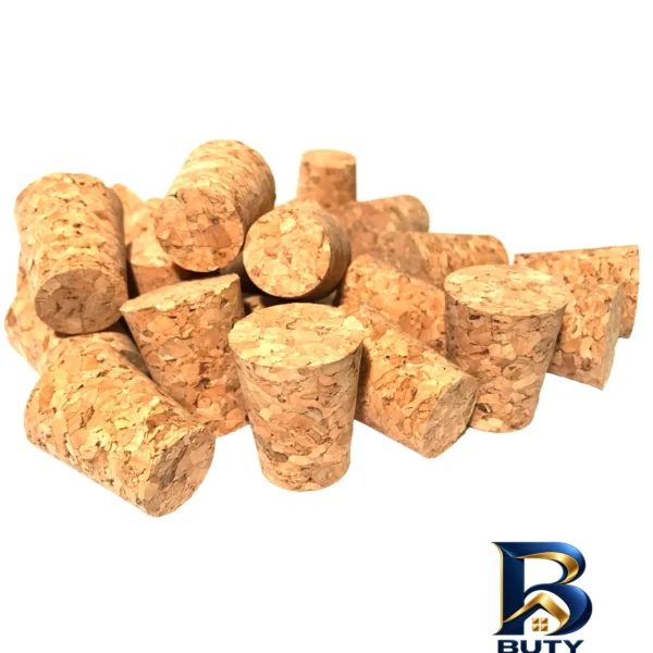 نمای بسته بندی درب بطری چوب پنبه ترکیبی مدل 18-24 - بسته ۱۰ عددی برچسب و بسته بندی