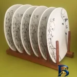 نمای بسته بندی استند بشقاب کد ۰۱ اصل برچسب و بسته بندی