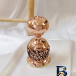 نمای بسته بندی نمکدان مسی مدل قلم زنی کد ZH۴۴۷.۱ اصل برچسب و بسته بندی