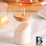 نمای بسته بندی شکرپاش چوبی مدل در کد 007 برچسب و بسته بندی
