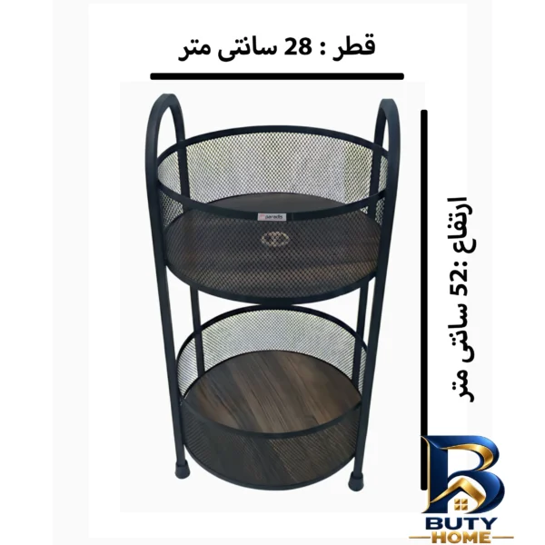 نمای بسته بندی سبد پیاز و سیب زمینی پارادایس مدل توری برچسب و بسته بندی