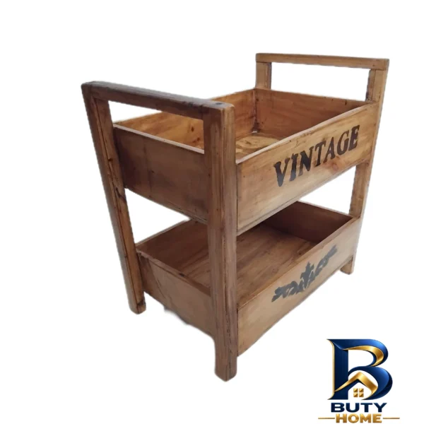 نمای بسته بندی استند نظم دهنده رو کابینتی طرح vintage مدلA۶۷ اصل برچسب و بسته بندی