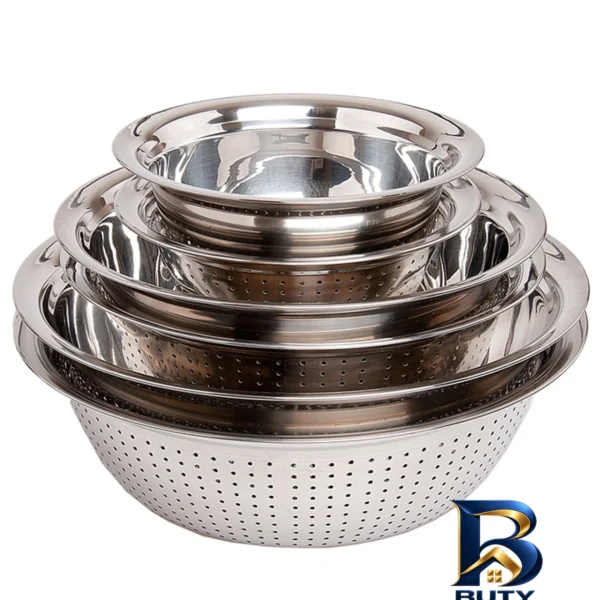 نمای بسته بندی آبکش و آبگیر بیوتی مدل AT۲۵۶ مجموعه ۵ عددی اصل برچسب و بسته بندی