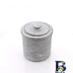 نمای بسته بندی دیگ سنگی آرانیک با درپوش و مقاوم در برابر ضربه برچسب و بسته بندی