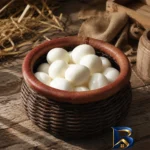 نمای بسته بندی سبد میوه زیبا مدل خوشه چین کد NEW۳ اصل برچسب و بسته بندی