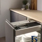 نمای بسته بندی نگهدارنده چاقو ایکیا مدل UPPDATERA با طراحی زیبا برچسب و بسته بندی