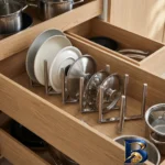 نمای بسته بندی استند نگهدارنده درِ قابلمه ایکیا مدل VARIERA کد 701.548.00 برچسب و بسته بندی