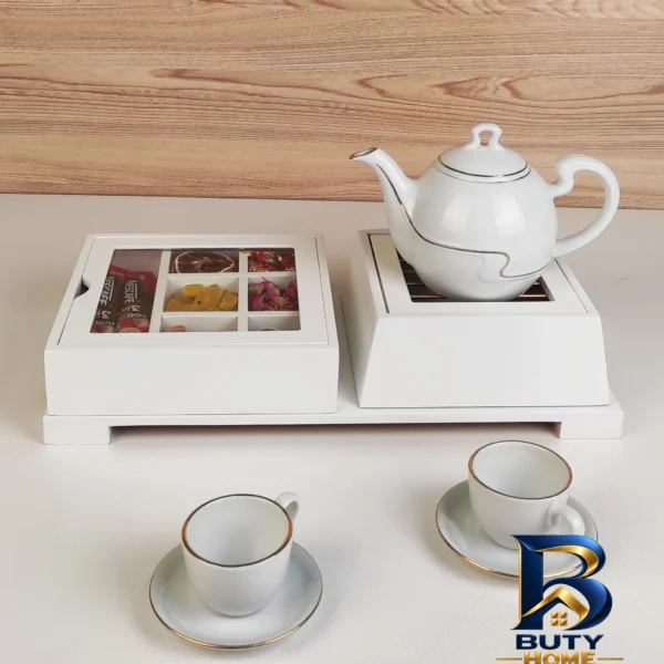 جعبه دمنوش زیبا - نمای جلو - طراحی و جزئیات کلیدی