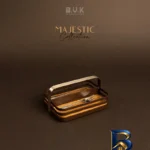 نمای بسته بندی استند کارد و چنگال بی وی کی مدل مجستیک کد 451504 برچسب و بسته بندی