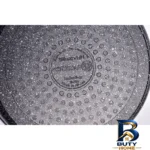 نمای بسته بندی قابلمه گرانیت کرکماز با کیفیت و طراحی زیبا برچسب و بسته بندی