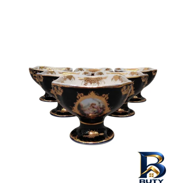 نمای بسته بندی بستنی خوری مدل IMPERIAL BOWL مجموعه ۶ عددی برچسب و بسته بندی