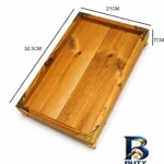 نمای بسته بندی سینی دسته دار مدل رسا سایز ۳۵x۲۵ سانتی متر اصل برچسب و بسته بندی
