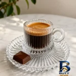 نمای بسته بندی سرویس قهوه خوری ۴ پارچه ۲ نفره مدل SAMIN۲۹ اصل برچسب و بسته بندی