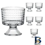 نمای بسته بندی بستنی خوری مدل دکمه دار پایه کد 1369n 3188 بسته شش عددی برچسب و بسته بندی