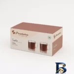 نمای بسته بندی فنجان پاشاباغچه مدل تایملس کد 55452 مجموعه ۶ عددی برچسب و بسته بندی