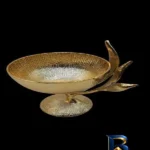 نمای بسته بندی میوه خوری آلومینیومی طرح پایه دار مدل سانسوریا، مناسب دکوری و سرو برچسب و بسته بندی