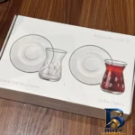 نمای بسته بندی سرویس چای خوری ۱۲ پارچه شش نفره مادام کوکو مدل Ravenna برچسب و بسته بندی