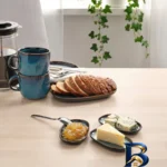 نمای بسته بندی بشقاب صبحانه خوری مدل GLADELIG کد 20503646 مجموعه ۴ عددی برچسب و بسته بندی