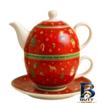 نمای بسته بندی کاسه چینی مدل Lady Cadd بسته 6 عددی برچسب و بسته بندی