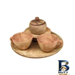 نمای بسته بندی سرویس چای خوری سرامیکی مدل 6 عددی کد 99 برچسب و بسته بندی