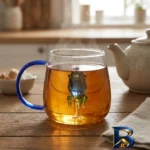 نمای بسته بندی لیوان گل دار مدل پیرکس کد 1369n 2666 برچسب و بسته بندی