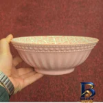 نمای جزئیات کاسه دنی هوم مدل سالاد خوری با کیفیت نمای نزدیک بافت مغزها
