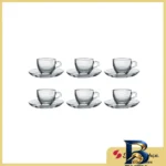 نمای بسته بندی سرویس چای خوری ۱۲ پارچه پاشاباغچه مدل Bisik برچسب و بسته بندی
