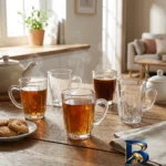 نمای بسته بندی لیوان لومینارک مدل نیوجرسی ۶ عددی برچسب و بسته بندی