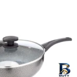 نمای بسته بندی تابه گرانیتی ووگ مدل عروس با درب برچسب و بسته بندی