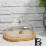 نمای بسته بندی ظرف کره لیمون مدل پایه چوبی کد DH۴۹۰۲ اصل برچسب و بسته بندی