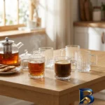 نمای بسته بندی لیوان پاشاباغچه مدل ELYSIA بسته ۶ عددی برچسب و بسته بندی