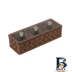 نمای جزئیات جعبه پذیرایی مدل یاس طرح سه خانه کد P۷۰۱ اصل نمای نزدیک بافت مغزها