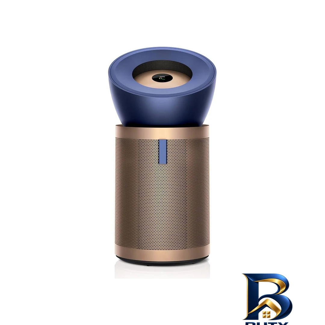 نمای بسته بندی دستگاه تصفیه کننده هوا مدل Dyson Purifier Big Quiet Formaldehyde BP۰۴ اصل برچسب و بسته بندی