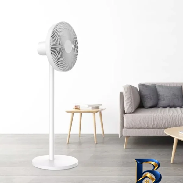نمای بسته بندی پنکه شیائومی مدل Fan 2 Lite با طراحی مدرن برچسب و بسته بندی