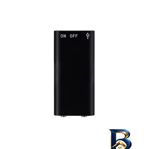 نمای کناری ضبط کننده صدای مدل Digital Voice Recorder DG-VR با ظرفیت 16 گیگابایت عمق قاب و پروفایل