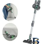 نمای کناری جارو شارژی عصایی گرین لاین مدل lite vacuum cleaner عمق قاب و پروفایل