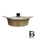 نمای بسته بندی تابه گرانیت دو دسته ام جی اس مدل کره ای برچسب و بسته بندی
