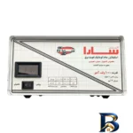 نمای جزئیات استابیلایزر سارا مدل T۱۱۰۰S ظرفیت ۱۰۰۰ ولت آمپر اصل نمای نزدیک بافت پرز
