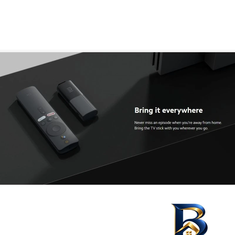 نمای بسته بندی اندروید باکس شیائومی مدل Mi TV Stick با کیفیت FHD برچسب و بسته بندی