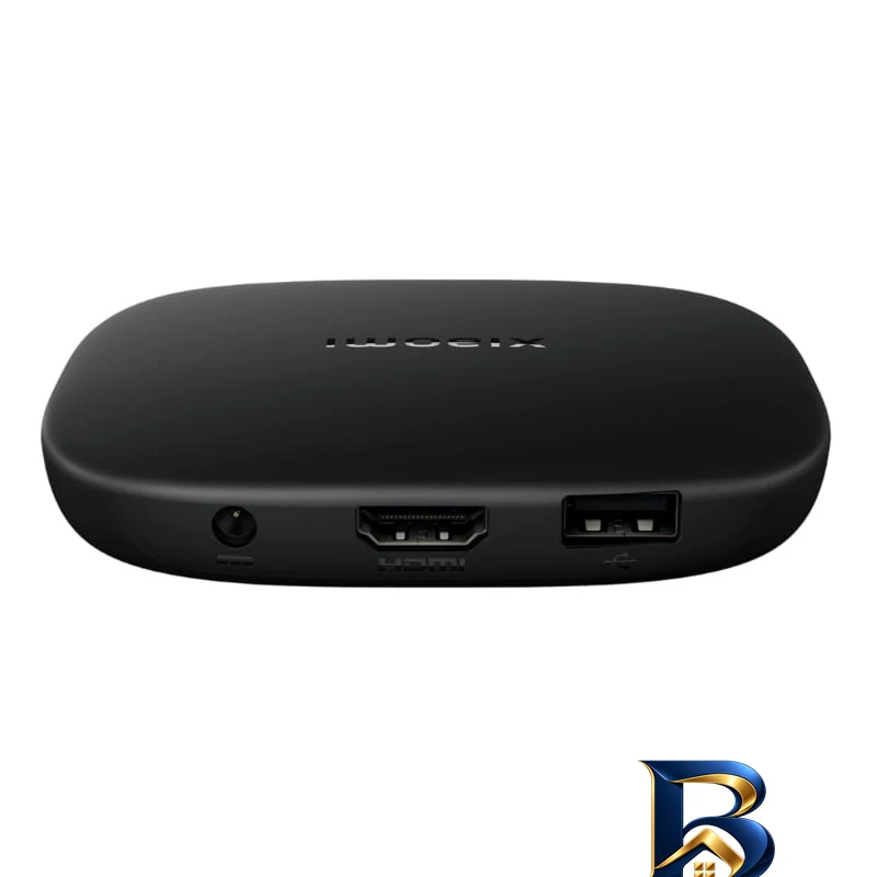 نمای بسته بندی اندروید باکس شیائومی مدل Mi Box S MDZ-۳۲-AA اصل برچسب و بسته بندی