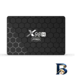 نمای بسته بندی اندروید باکس X۹۸ مدل X۹۸H PRO H۶۱۸ ۴/۶۴G اصل برچسب و بسته بندی